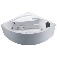 Bồn Tắm Góc Massage Caesar MT5140 Chân Yếm 1.4M