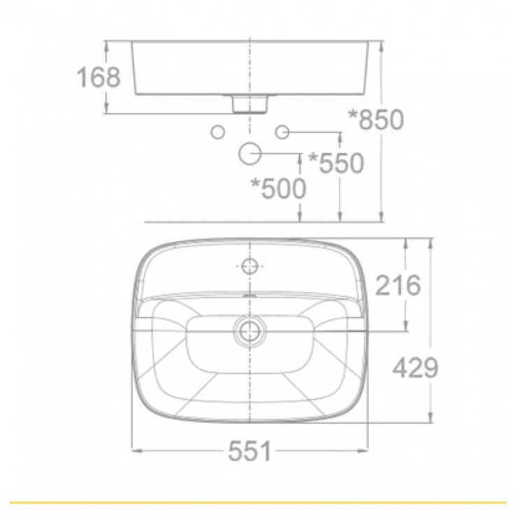 Chậu Rửa Đặt Bàn American WP-0618 Signature Chậu Rửa Lavabo
