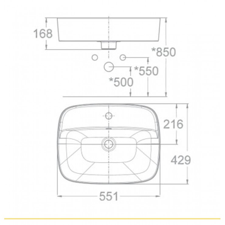 Chậu Rửa Đặt Bàn American WP-0618 Signature Chậu Rửa Lavabo