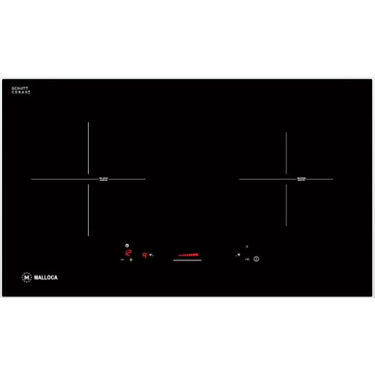 Bếp Điện Từ Malloca MI 732 SL Mặt Kính 2 Bếp