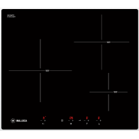 Bếp Từ Malloca MI 593 BN (MI593BN) Mặt Kính Đen 3 Bếp