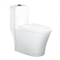 Bồn Cầu Hảo Cảnh Melora M06 (V1006) Một Khối 2 Chế Độ Xả Nhấn