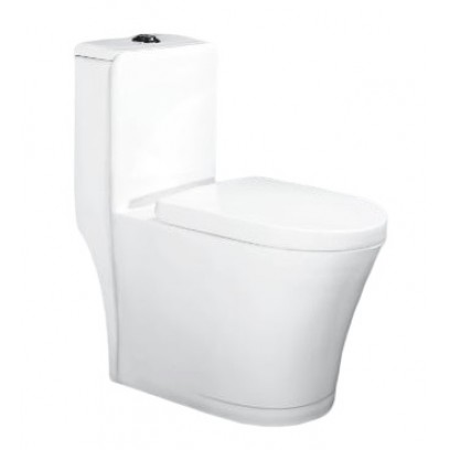 Bồn Cầu Hảo Cảnh Melora M06 (V1006) Một Khối 2 Chế Độ Xả Nhấn