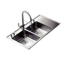 Chậu Rửa Teka Frame FR97DL 40180551 AISI 304 Lắp Nổi 970x510 mm