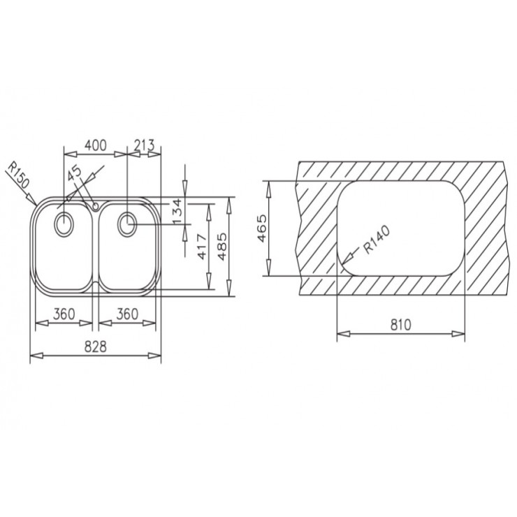 Chậu Rửa Teka Stylo 2B 11107027 AISI 304