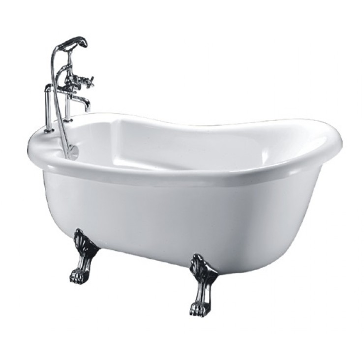 Bồn Tắm Đặt Sàn Caesar Kt1150 1.5 Mét Kèm Vòi- Tuấn Đức