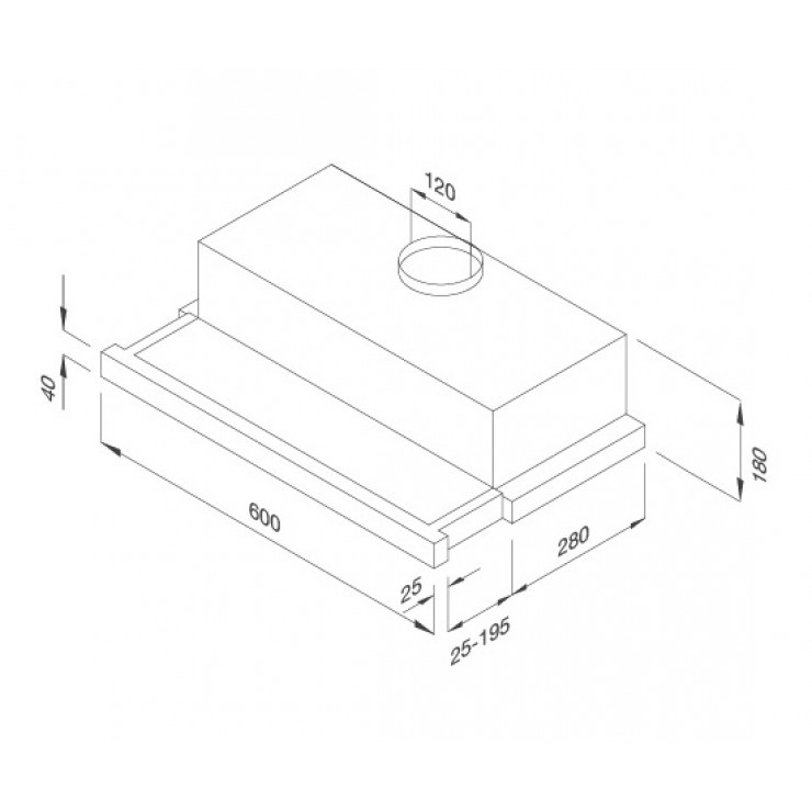Máy Hút Khói Khử Mùi Malloca K1506 Âm Tủ