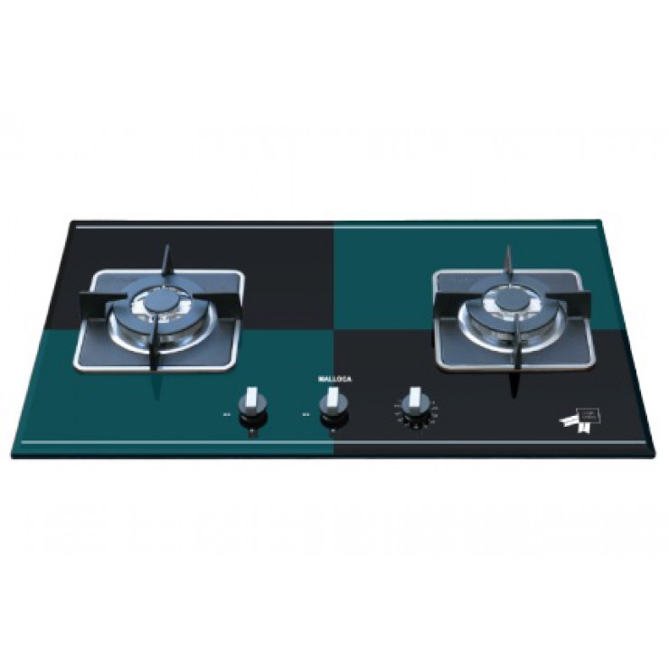 Bếp Gas Malloca AS 9402BG Mặt Kính 2 Bếp