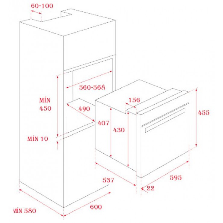 Lò Nướng Teka HLC 840 41531020 Lắp Âm