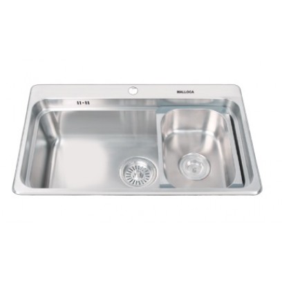 Chậu Rửa Chén Malloca MS 1022D Inox 304 Kèm Rổ