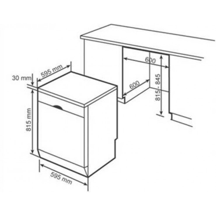 Máy Rửa Chén Bosch HMH.SMS63L02EA Độc Lập Serie 6