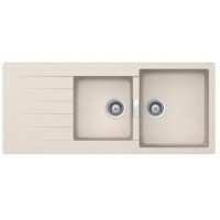 Chậu Bếp Đá Hafele HS19-GED2S80 570.35.470 Hai Hộc Màu Kem