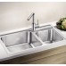 Chậu Bếp Hafele Blanco - LEMIS XL 8-IF 570.27.189 Hai Hộc Inox 304 Chậu Rửa Chén