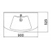 Chậu Rửa Lavabo Liền Bàn CAESAR LF5312 Chậu Rửa Lavabo