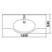 Chậu Rửa Lavabo Liền Bàn CAESAR LF5324 Chậu Rửa Lavabo