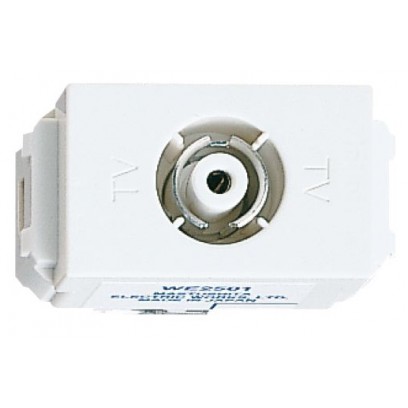 Ổ Cắm Anten Tivi Panasonic WEV2501SW Dòng Wide 