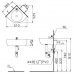 Chậu Rửa Lavabo CAESAR L2014 Góc Treo Tường Chậu Treo Tường