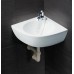 Chậu Rửa Lavabo CAESAR L2014 Góc Treo Tường Chậu Treo Tường