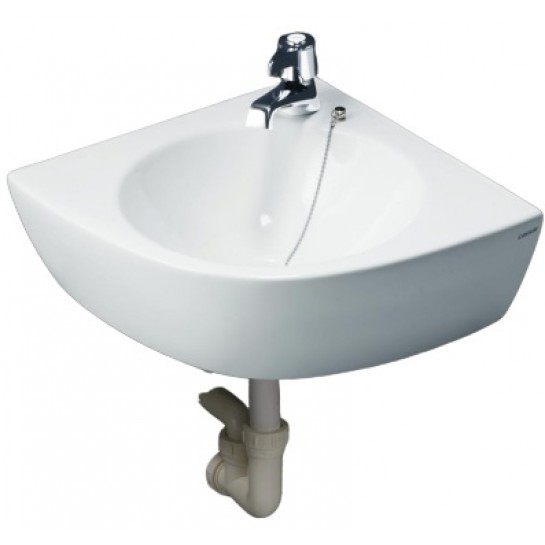 Chậu Rửa Lavabo CAESAR L2014 Góc Treo Tường Chậu Treo Tường