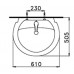 Chậu Rửa Lavabo Treo Tường CAESAR L2360 Chậu Rửa Lavabo