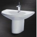 Chậu Rửa Lavabo Treo Tường CAESAR LF2270 Chậu Rửa Lavabo
