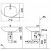 Chậu Rửa Lavabo Treo Tường CAESAR LF2270 Chậu Rửa Lavabo