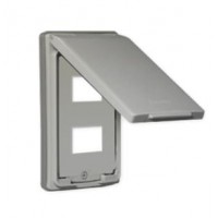 Mặt Công Tắc Panasonic WEG7902 Dòng Wide 2 Thiết Bị Có Nắp Che