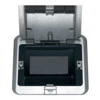 Ổ Cắm Âm Sàn Panasonic DUF1200LTK-1 Loại Lắp 3 Thiết Bị Có Đế Âm