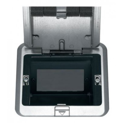 Ổ Cắm Âm Sàn Panasonic DUF1200LTK-1 Loại Lắp 3 Thiết Bị Có Đế Âm