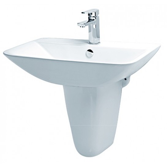 Chậu Rửa Lavabo Caesar Kèm Chân Treo L2365/P2443