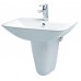 Chậu Rửa Lavabo Caesar Kèm Chân Treo L2365/P2443 Chậu Rửa Lavabo