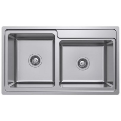 Chậu Bếp Hafele HS20-SSN2S90L 567.20.546 Hai Hộc Inox 304