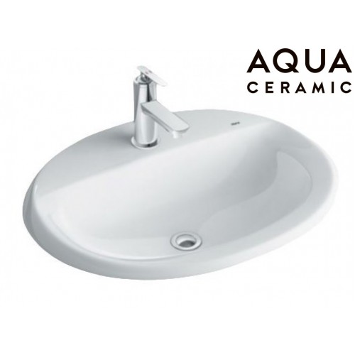 Châ u rư a mă t lavabo INAX AL-2395V (AL2395V) dương va nh Aquaceramic