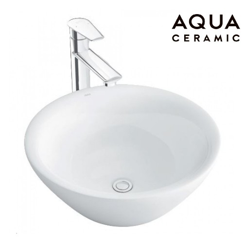 Chậu rửa mặt lavabo Inax AL-445V (AL445V) đặt bàn đá tròn 450 mm