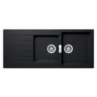 Chậu Bếp Đá Hafele HS19-GED2S80 570.35.370 Màu Đen