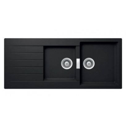 Chậu Bếp Đá Hafele HS19-GED2S80 570.35.370 Màu Đen