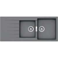 Chậu Bếp Đá Hafele HS19-GED2S80 570.35.570 Hai Hộc Màu Xám