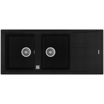 Bồn Rửa Chén Teka STONE 80 B-TG 2B 1D AUTO 115400011 Đá Màu Đen