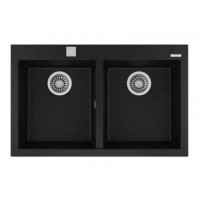 Bồn Rửa Chén Teka Forsquare 2B 790 Black 115260014 2 hộc