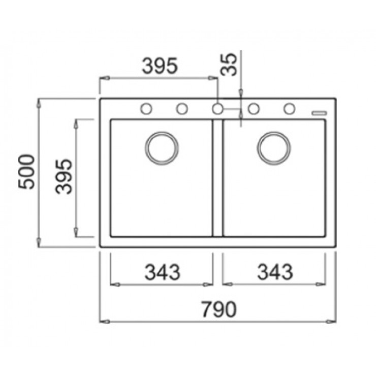 Chậu Rửa Teka Forsquare 2B 790 Beige 115260016