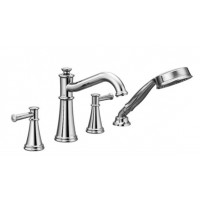 Vòi Xả Bồn Tắm Moen T9024 + 9792 Nóng Lạnh 4 Lỗ