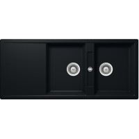 Chậu Bếp Đá Hafele HS20-GKD2S80 570.33.330 Hai Hộc Màu Đen