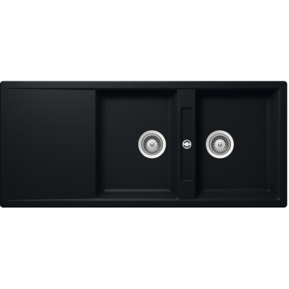 Chậu Bếp Đá Hafele HS20-GKD2S80 570.33.330 Hai Hộc Màu Đen