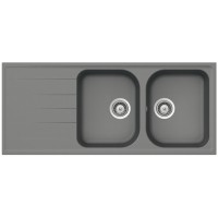 Chậu Bếp Đá Hafele HS18-GED2R80 570.35.560 Màu Xám