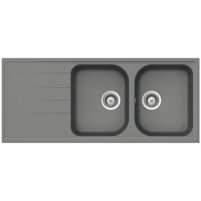 Chậu Bếp Đá Hafele HS18-GED2R80 570.35.560 Màu Xám