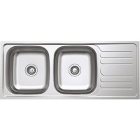 Chậu Bếp Hafele HS20-SSD2R90 567.20.513 Hai Hộc Inox 304