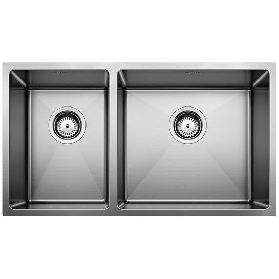 Bồn Rửa Chén Blanco Quatrus R15 285/435-IU 570.27.169 Hai Hộc Inox 304