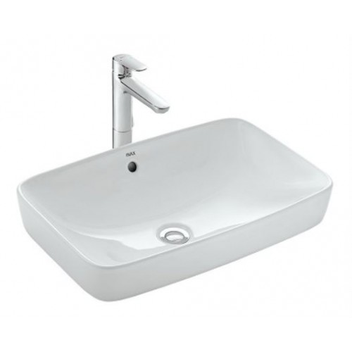 Chậu rửa mặt lavabo Inax AL-299V (AL299V) đặt bàn chữ nhật 580 x 380