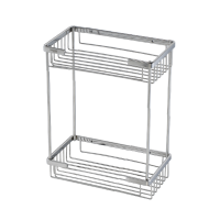 Kệ Inox 2 tầng CAESAR ST859 Gắn Tường Chữ Nhật