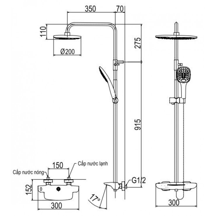 Sen Cây Viglacera Platinum P.58.320 Nhiệt Độ